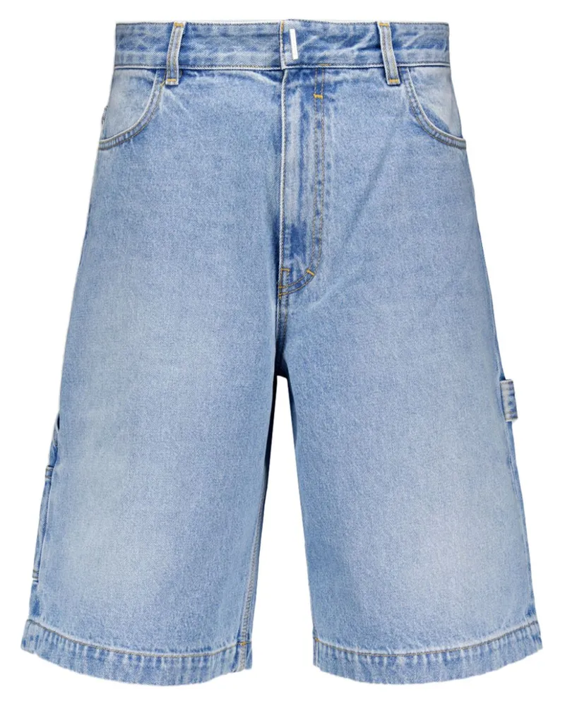 Givenchy Carpenter Jeans-Shorts Blau