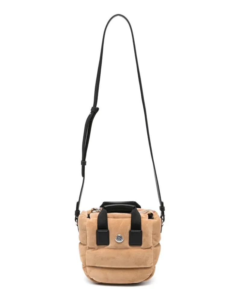 Moncler micro Caradoc cross-body bag - Braun Braun