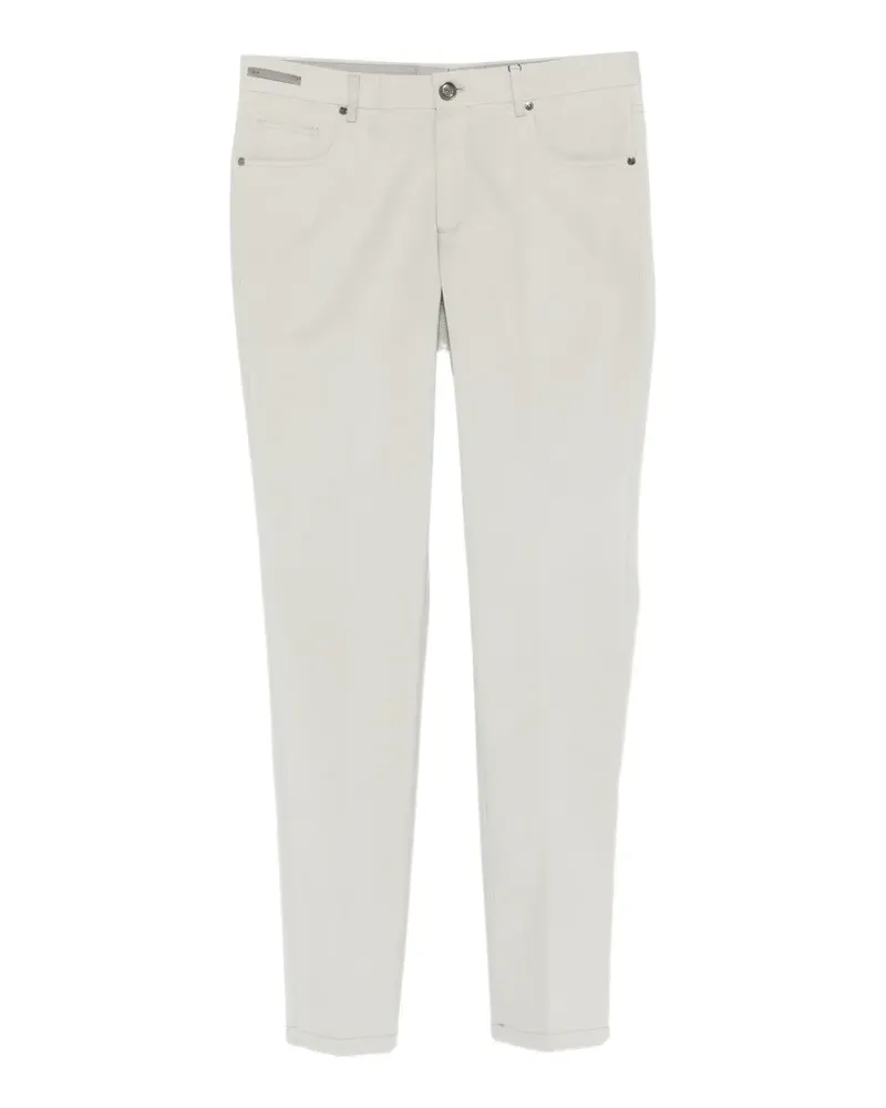 Corneliani belt-loop pocket trousers - Nude Nude