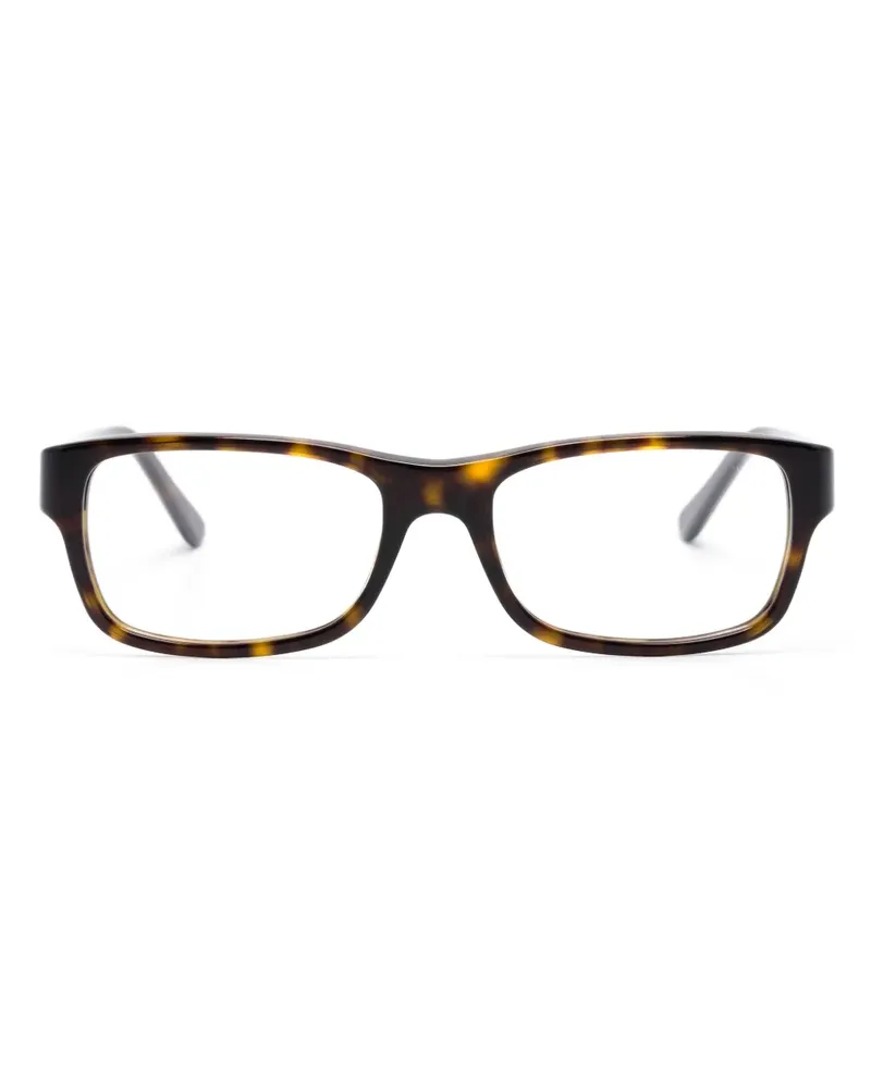 Ray Ban Brille mit eckigem Gestell - Braun Braun