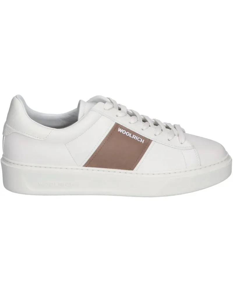 Woolrich Sneakers aus Leder - Weiß Weiß