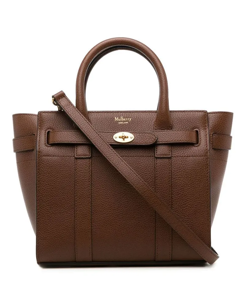 Mulberry Mini Bayswater Handtasche Braun