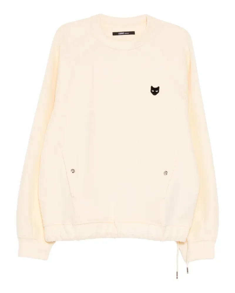 SONGZIO Sweatshirt mit Panther-Stickerei - Nude Nude