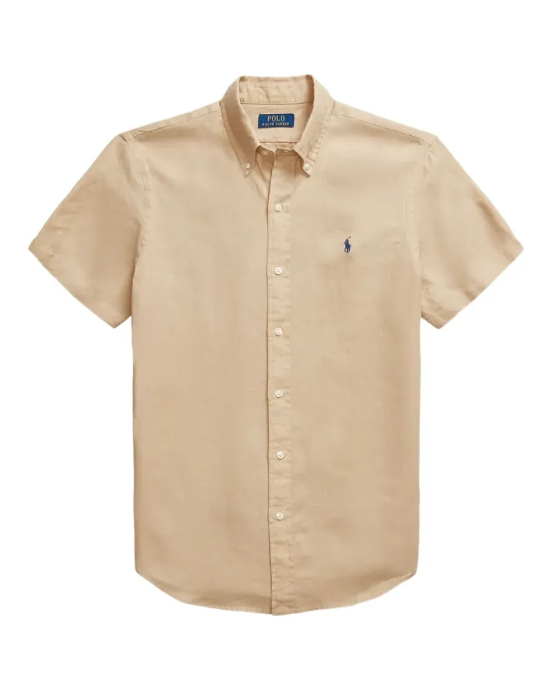 Ralph Lauren Hemd aus Leinen - Nude Nude