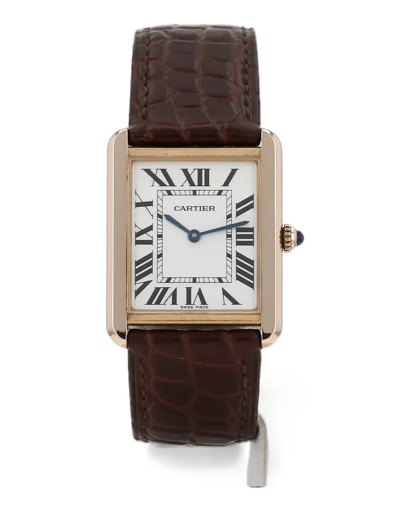 Cartier 2010s Tank Solo 30mm watch - Silber Silber
