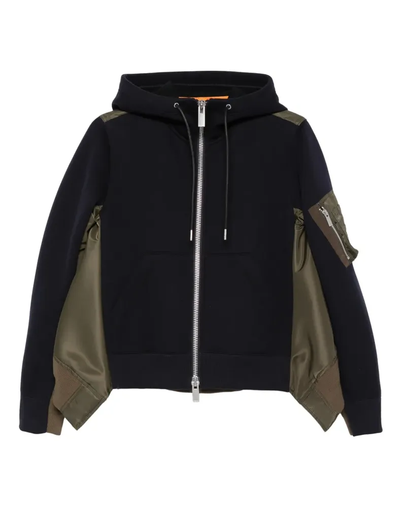 Sacai Jacke mit Reißverschluss - Blau Blau