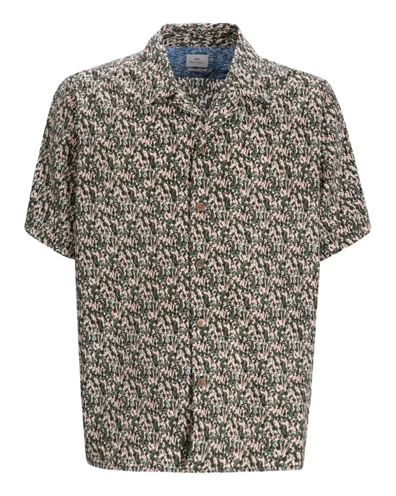 Paul Smith Hemd mit Print - Schwarz Schwarz