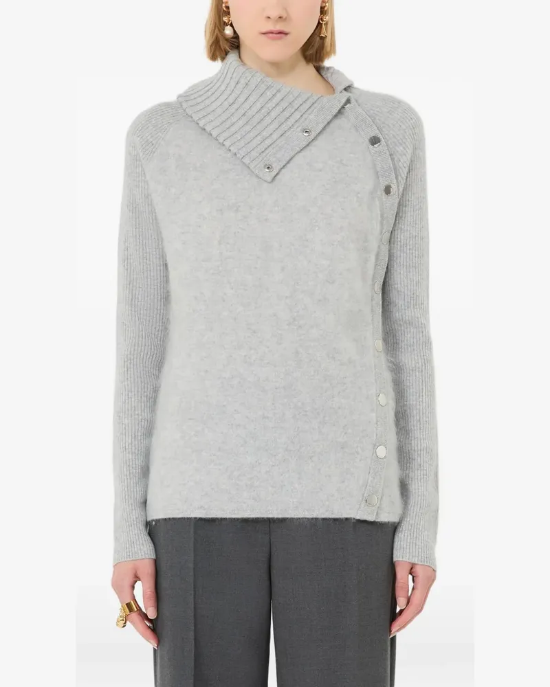 SPORTMAX button-embellishment sweater - Grau Grau