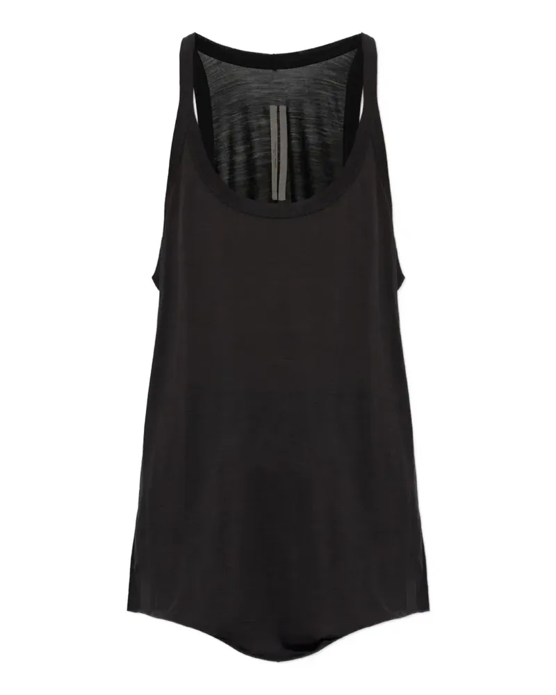 Rick Owens Pony T ribbed-trim t-shirt - Schwarz Schwarz