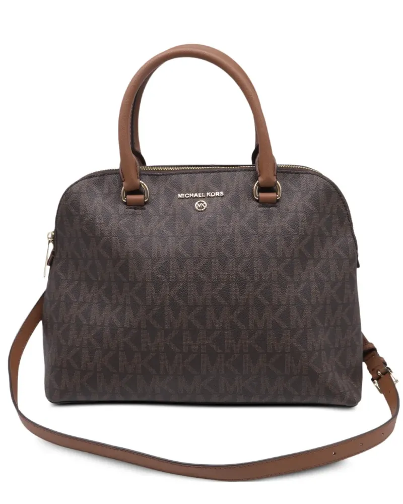 Michael Kors Cindy Dome Satchel-Tasche - Braun Braun