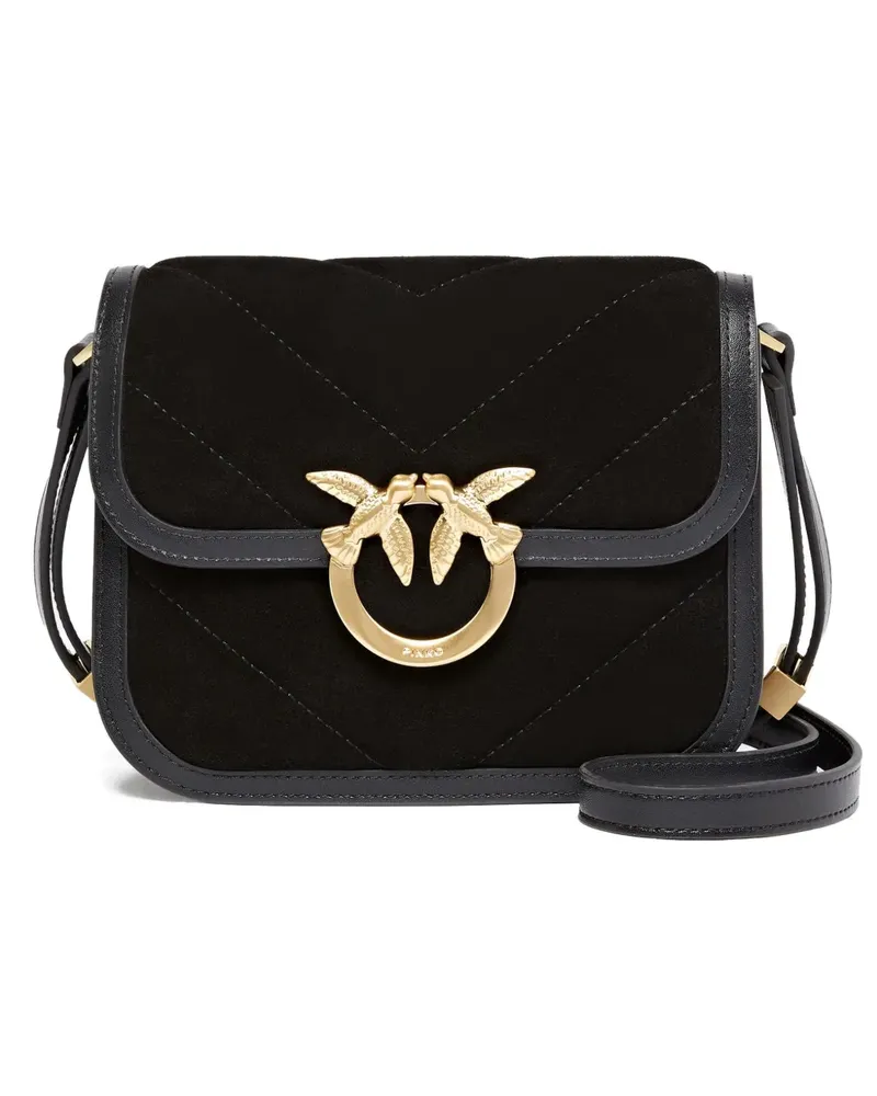 Pinko Gesteppte Mini-Tasche - Schwarz Schwarz