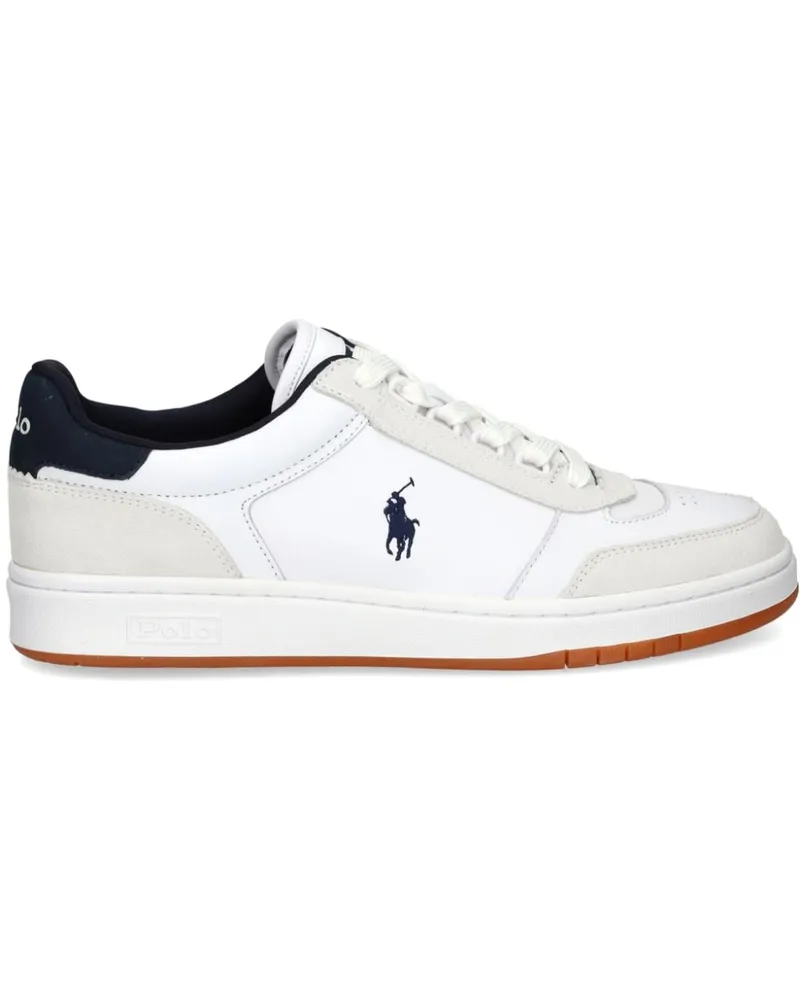 Ralph Lauren Sneakers mit Einsätzen - Weiß Weiß