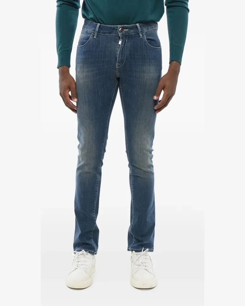Corneliani Jeans mit Gürtelschlaufen - Blau Blau