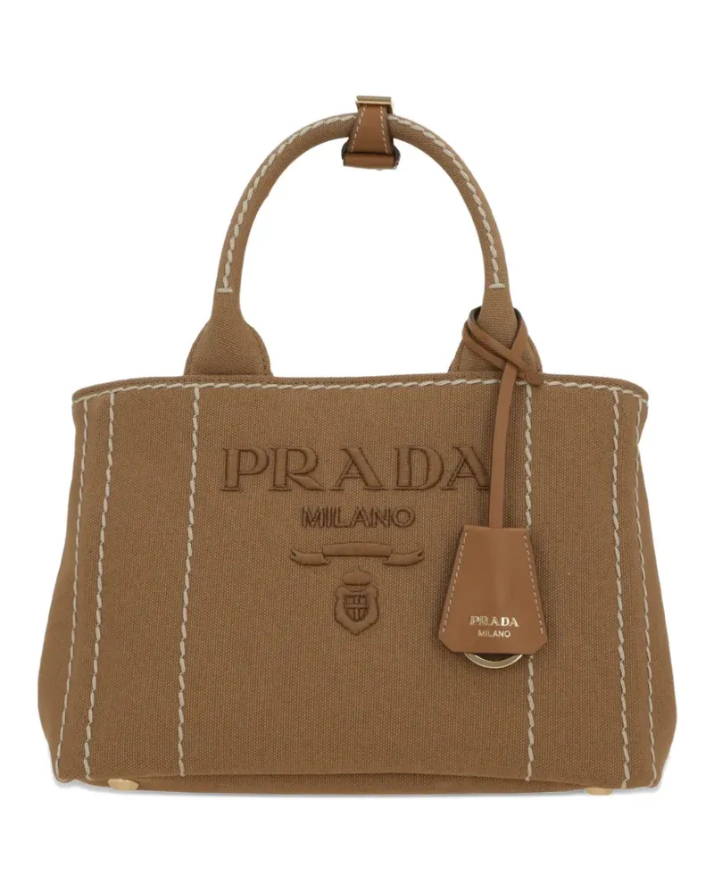 Prada Jardinière embroidered tote bag - Braun Braun