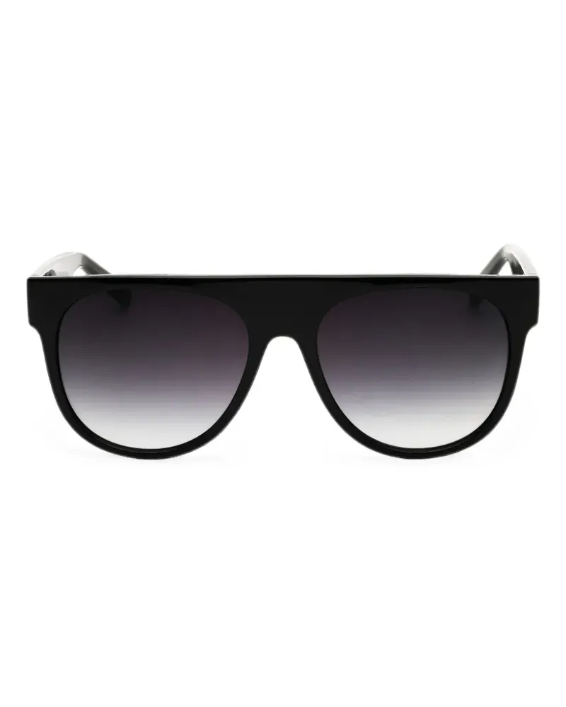 Fila logo-detail round-frame sunglasses - Blau Blau