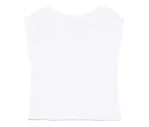 T-Shirt aus Baumwollgemisch - Weiß