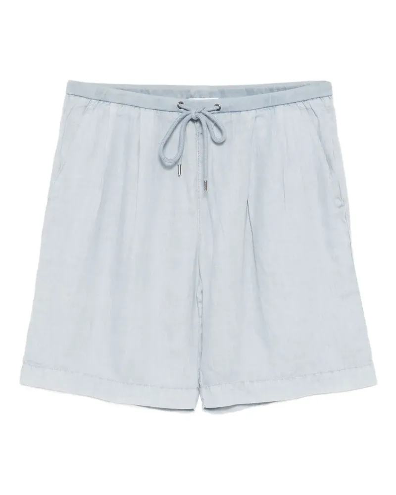 James Perse Bermudas mit Falten - Blau Blau
