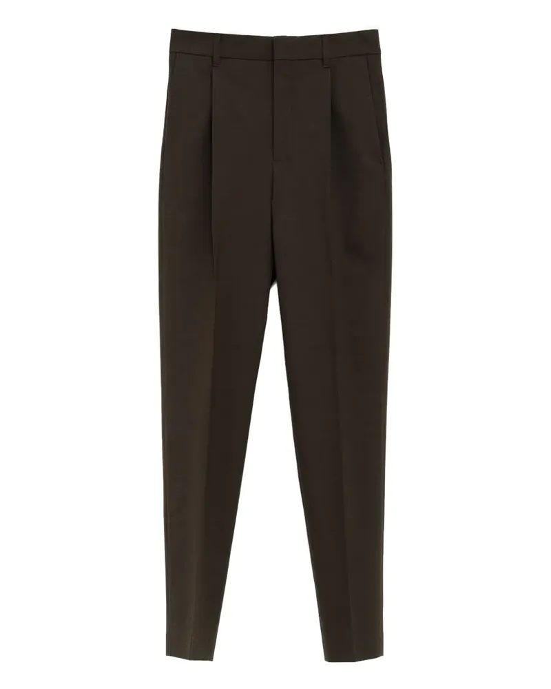 Jacquemus pleated-pocket trousers - Braun Braun