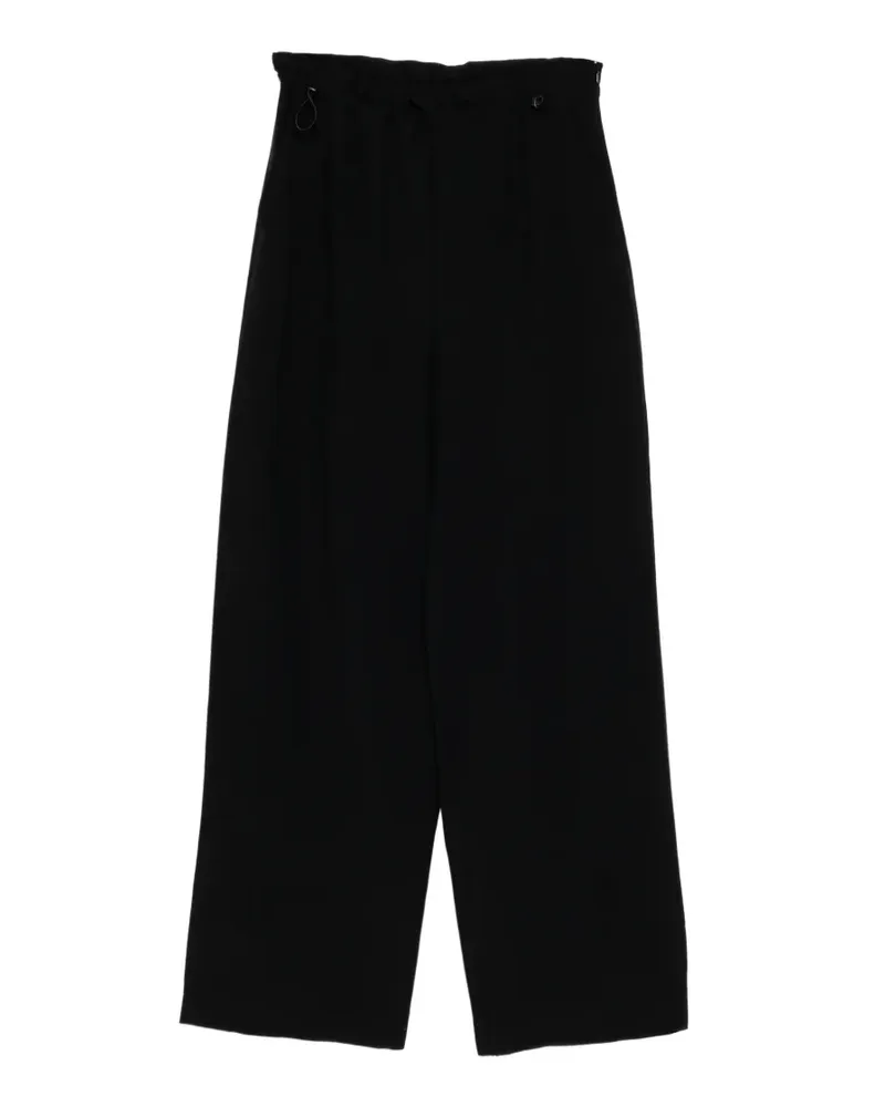 Dice Kayek drawstring-waist wide-leg trousers - Schwarz Schwarz