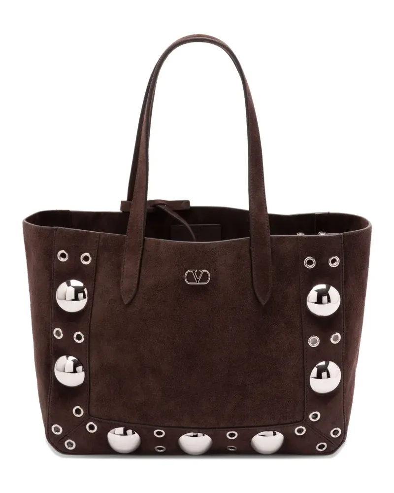Valentino Garavani Nelcôte Tote Bag - Braun Braun