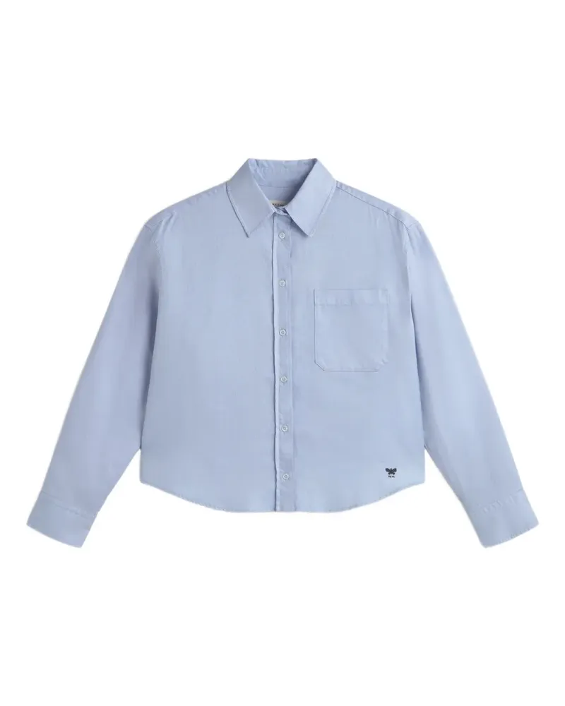 Max Mara Langärmeliges Hemd - Blau Blau
