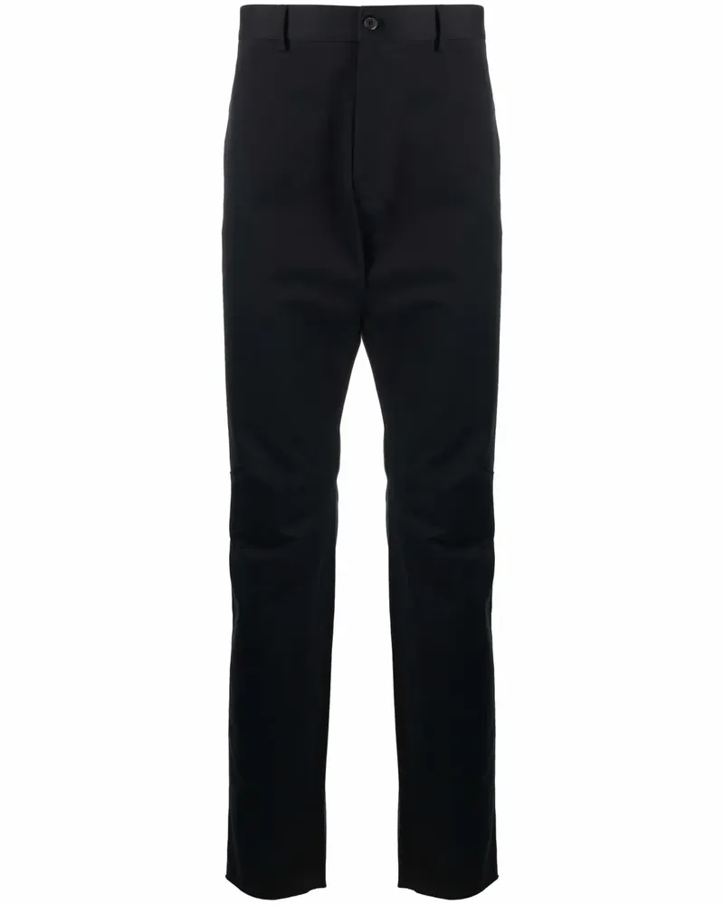 Ferragamo Klassische Slim-Fit-Hose - Schwarz Schwarz