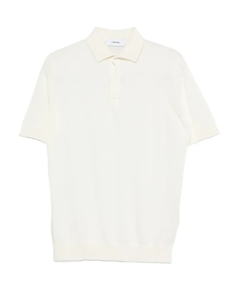 LARDINI short-sleeve polo shirt - Weiß Weiß