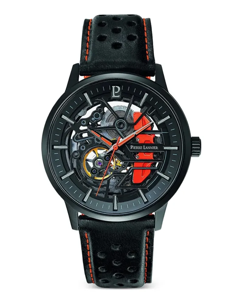 Pierre Lannier Paddock Armbanduhr 43mm - Schwarz Schwarz
