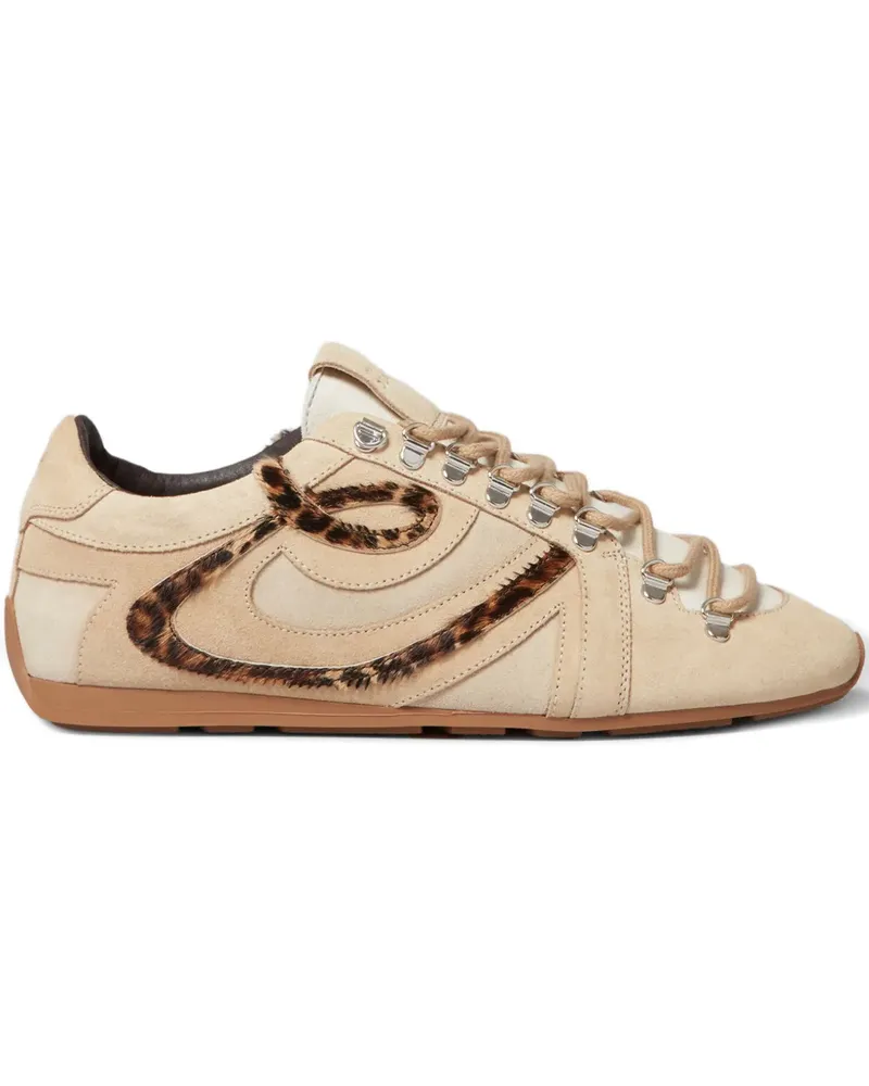 Claudie Pierlot Sneakers mit Leoparden-Print - Nude Nude