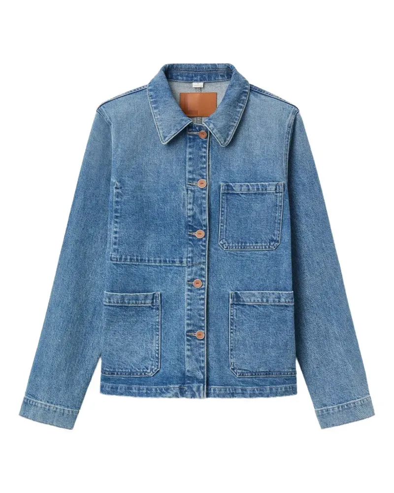 Lafayette148 patch-pocket denim jacket - Blau Blau