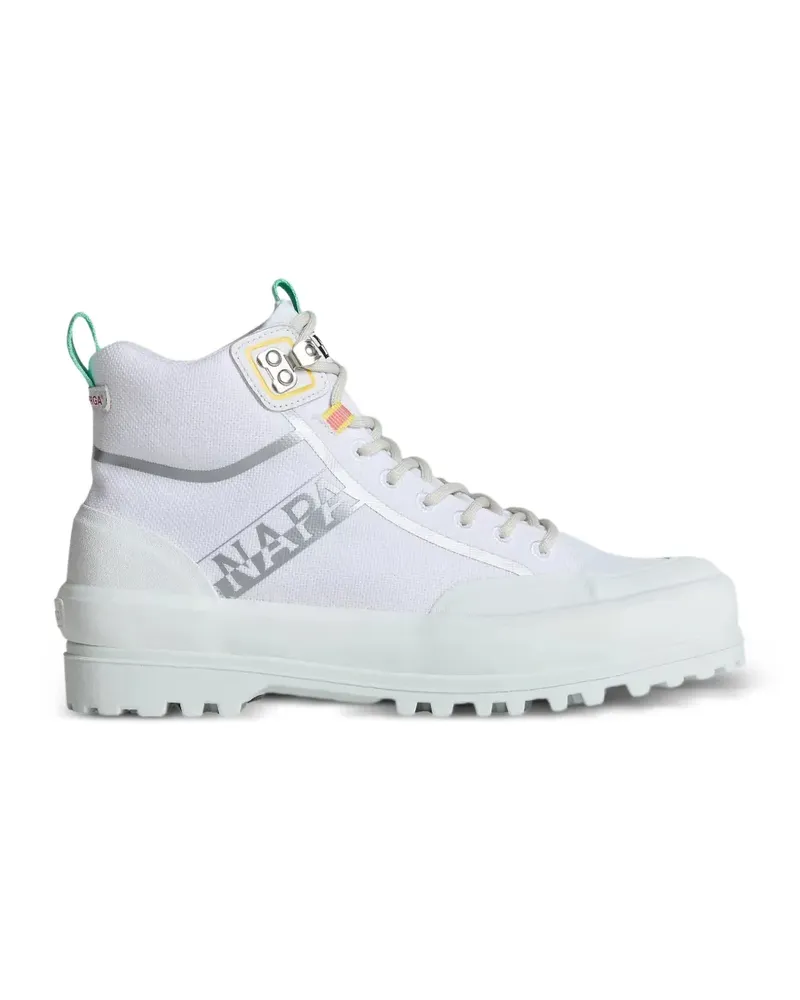 Superga x Napapijri high-top sneakers - Weiß Weiß