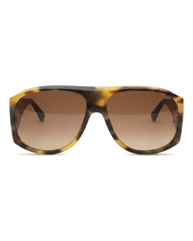 Chloé Izia Pilotenbrille in Schildpattoptik - Braun Braun
