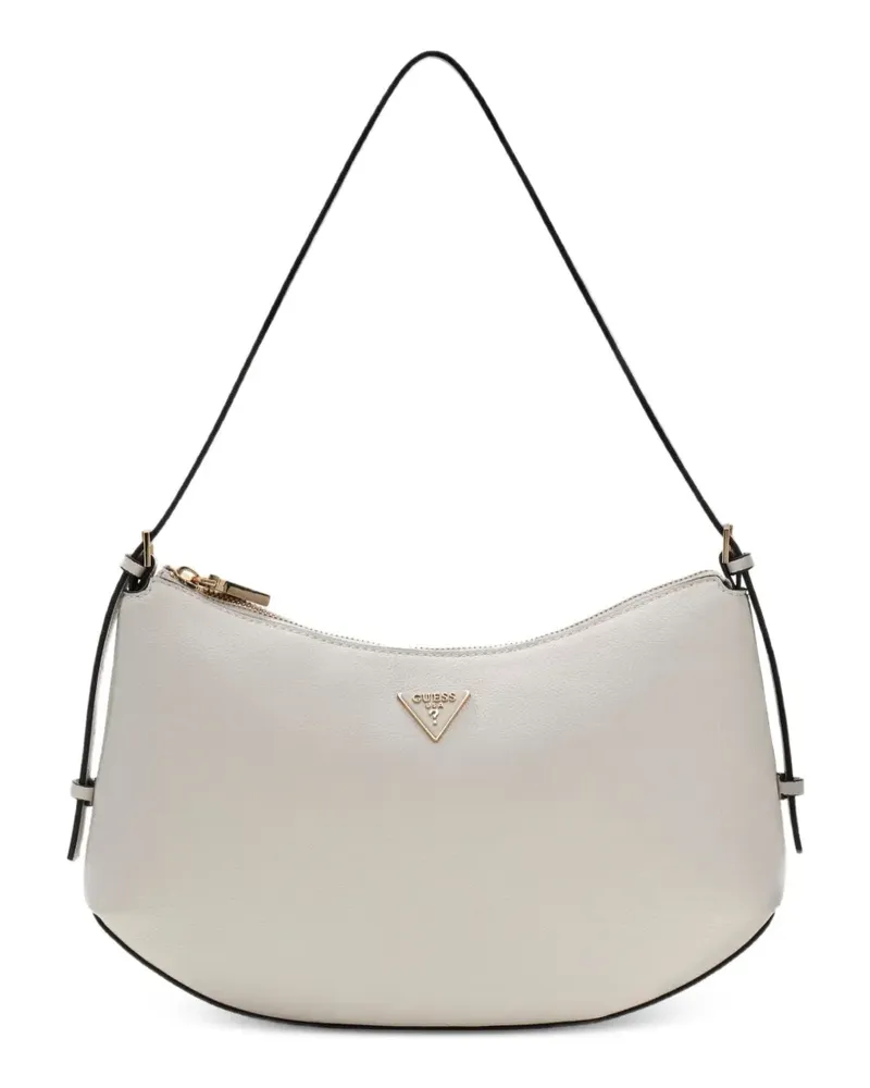 Guess Melita Schultertasche mit Logo - Nude Nude