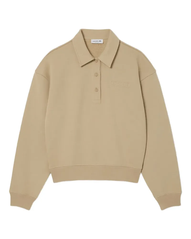 Lacoste Poloshirt mit Logo-Patch - Nude Nude