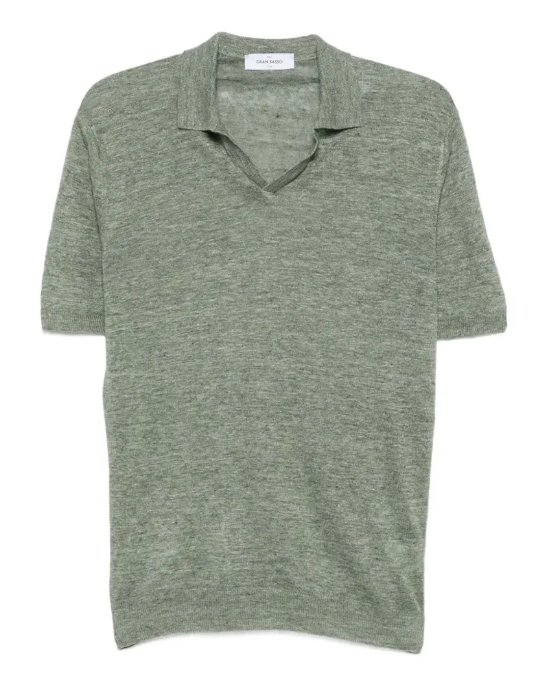 Gran Sasso Tennis short-sleeved polo-collar T-shirt - Grün Grün