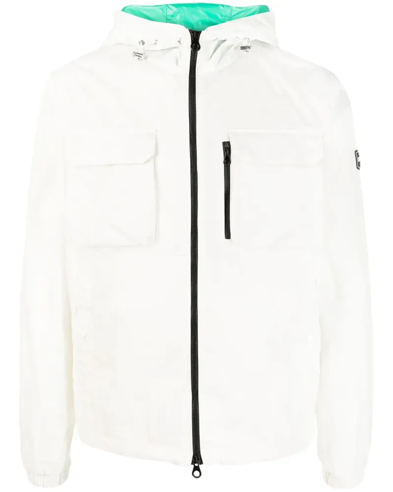 Duvetica Kapuzenjacke mit Logo-Patch - Nude Nude