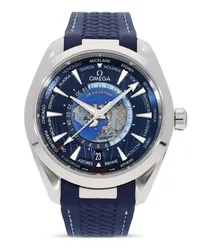 Omega 2024 ungetragene Seamaster Aqua Terra GMT Worldtimer 43mm Blau