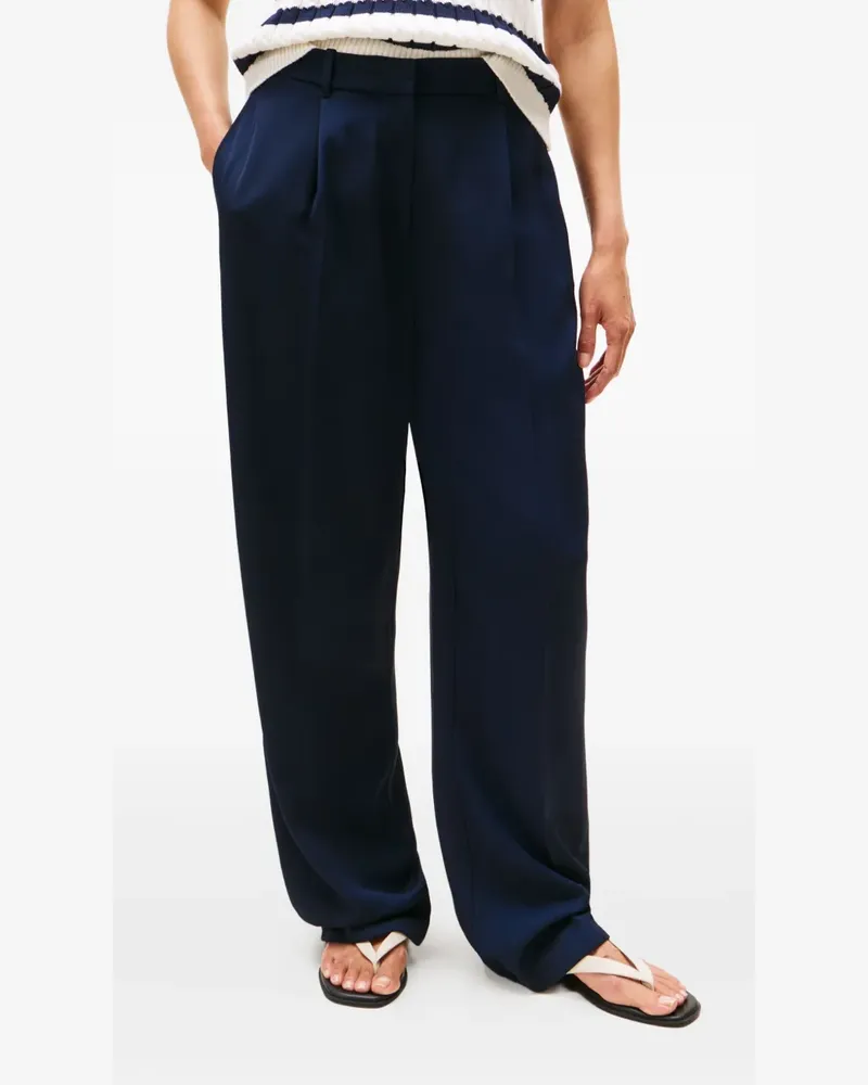 Tommy Hilfiger Plissierte Hose - Blau Blau