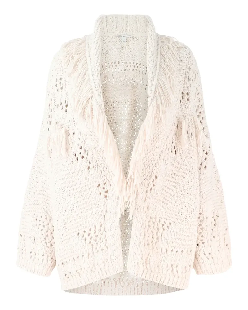 Autumn Cashmere Cardigan mit Fransen - Nude Nude