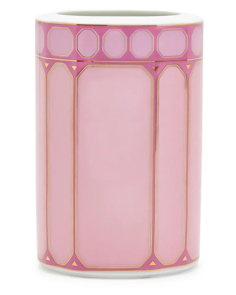 Rosenthal x Swarovski Signum Vase aus Porzellan - Rosa Rosa