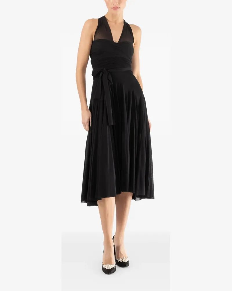 Philosophy Di Lorenzo Serafini short-sleeve midi dress - Schwarz Schwarz