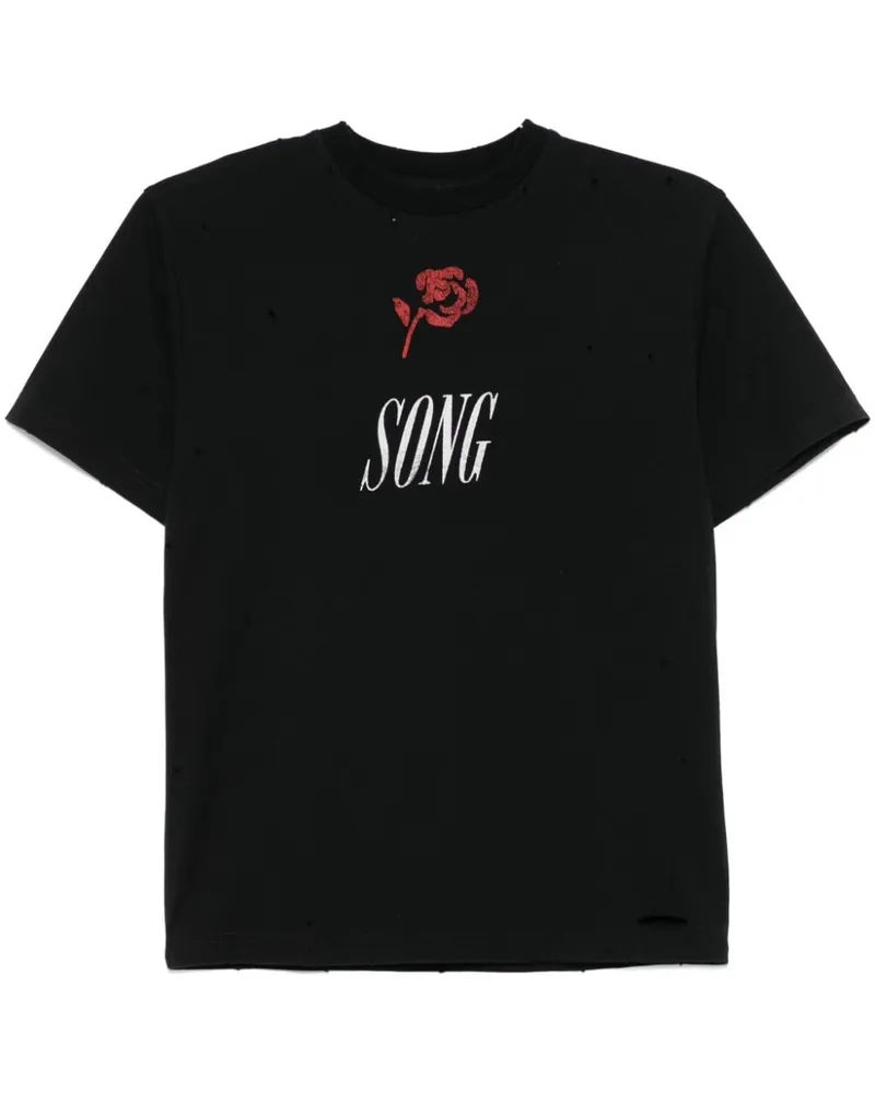 Song For The Mute Song T-Shirt - Schwarz Schwarz