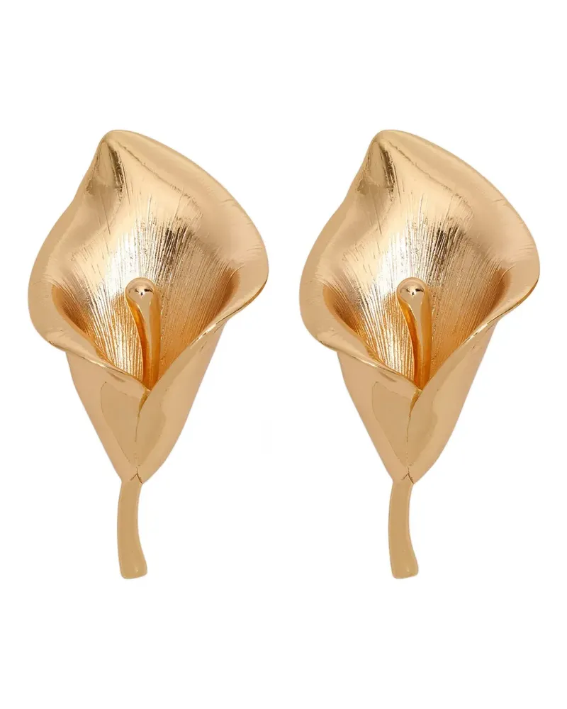 Carolina Herrera New York Calla Lily Ohrclips - Gold Gold