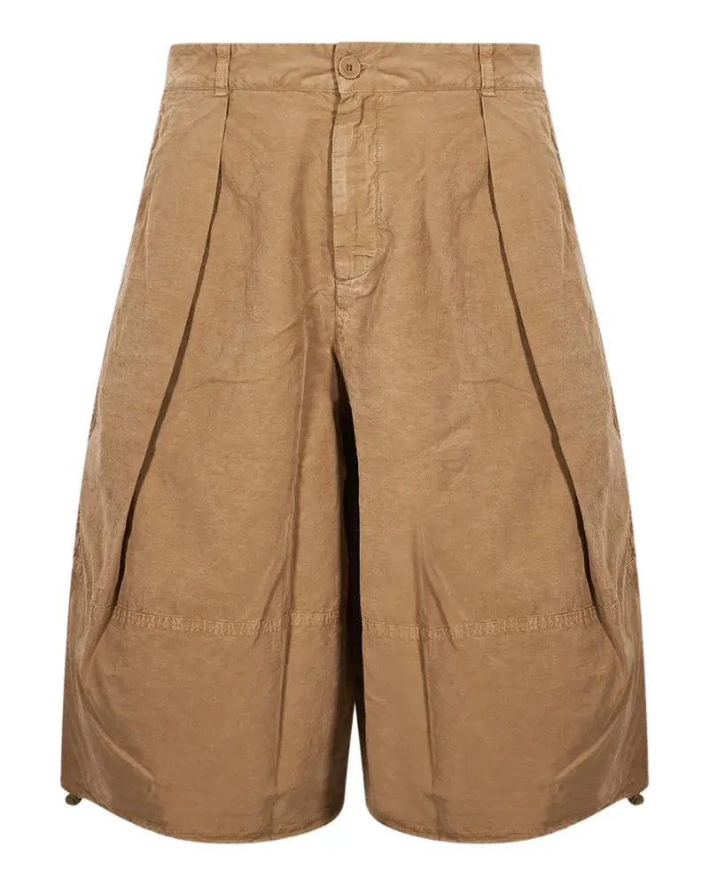 YMC Salba Shorts mit Falten - Nude Nude