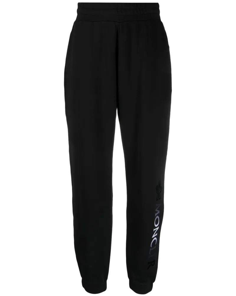 Moncler Jogginghose mit Logo-Print - Schwarz Schwarz