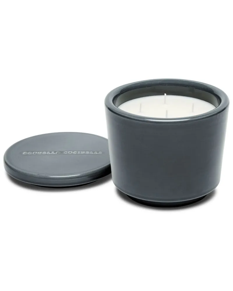 Maxi Keramik Duftkerze (3612g) - Grau