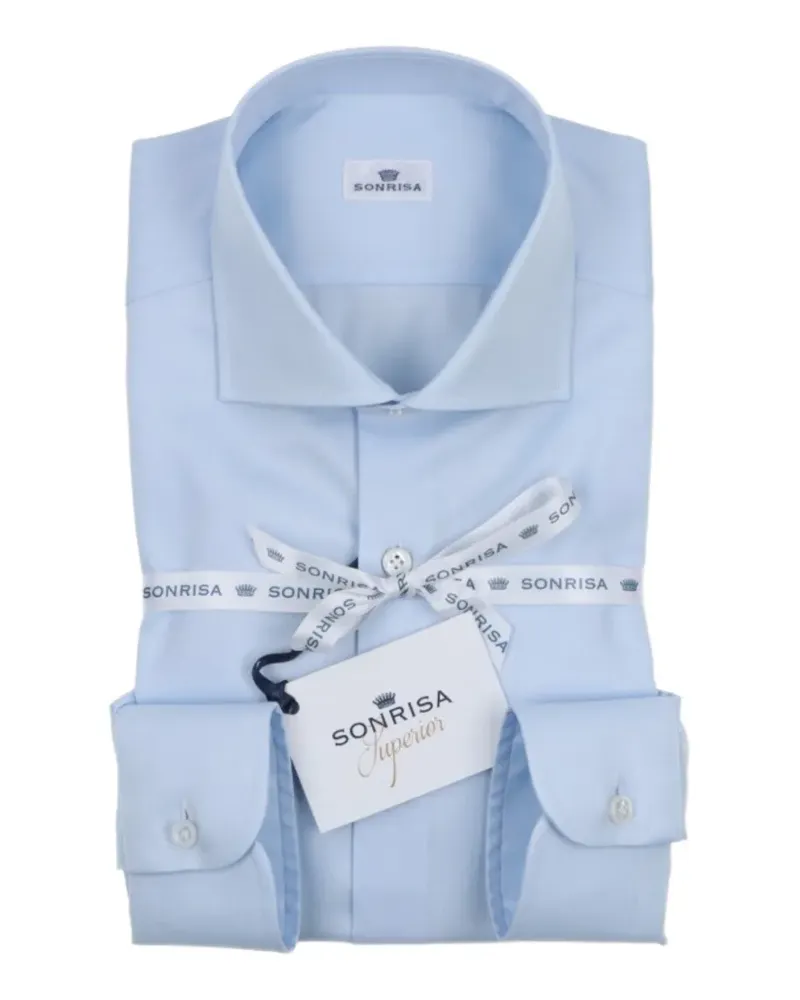 SONRISA cotton-twill shirt - Blau Blau