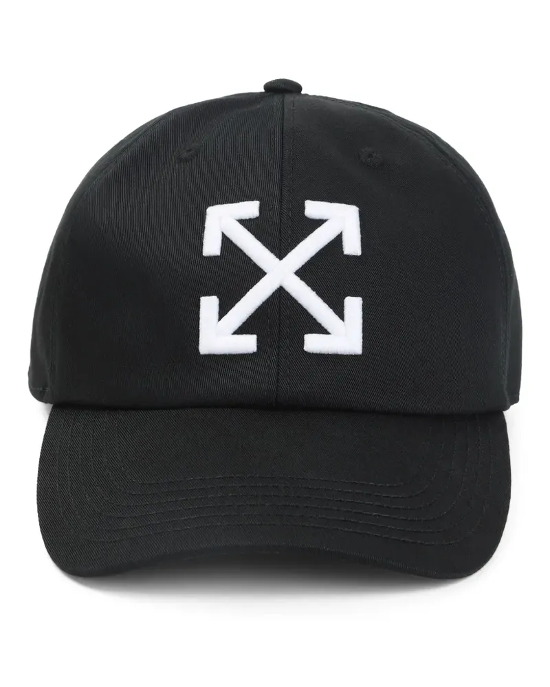 OFF-WHITE Baseballkappe mit Pfeil-Logo - Schwarz Schwarz