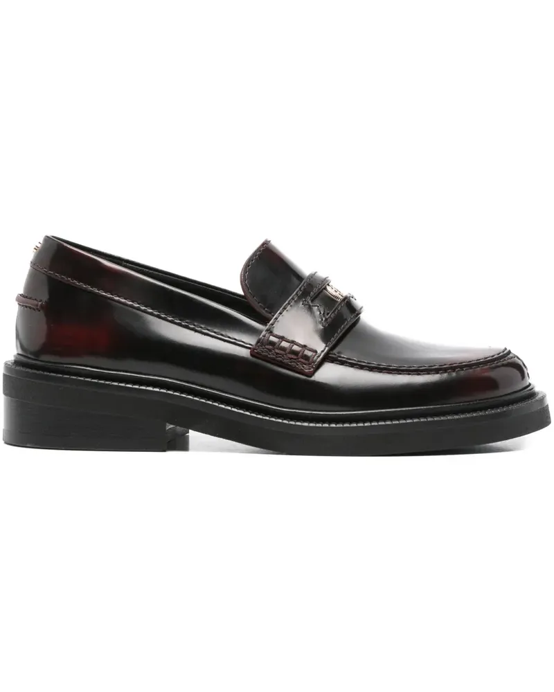 Maje Loafer mit Kleeblatt-Medaillon - Rot Rot
