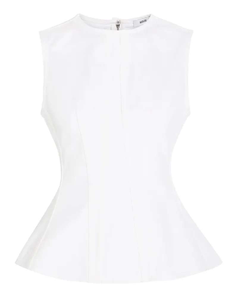 AGOLDE Corbin sleeveless top - Weiß Weiß